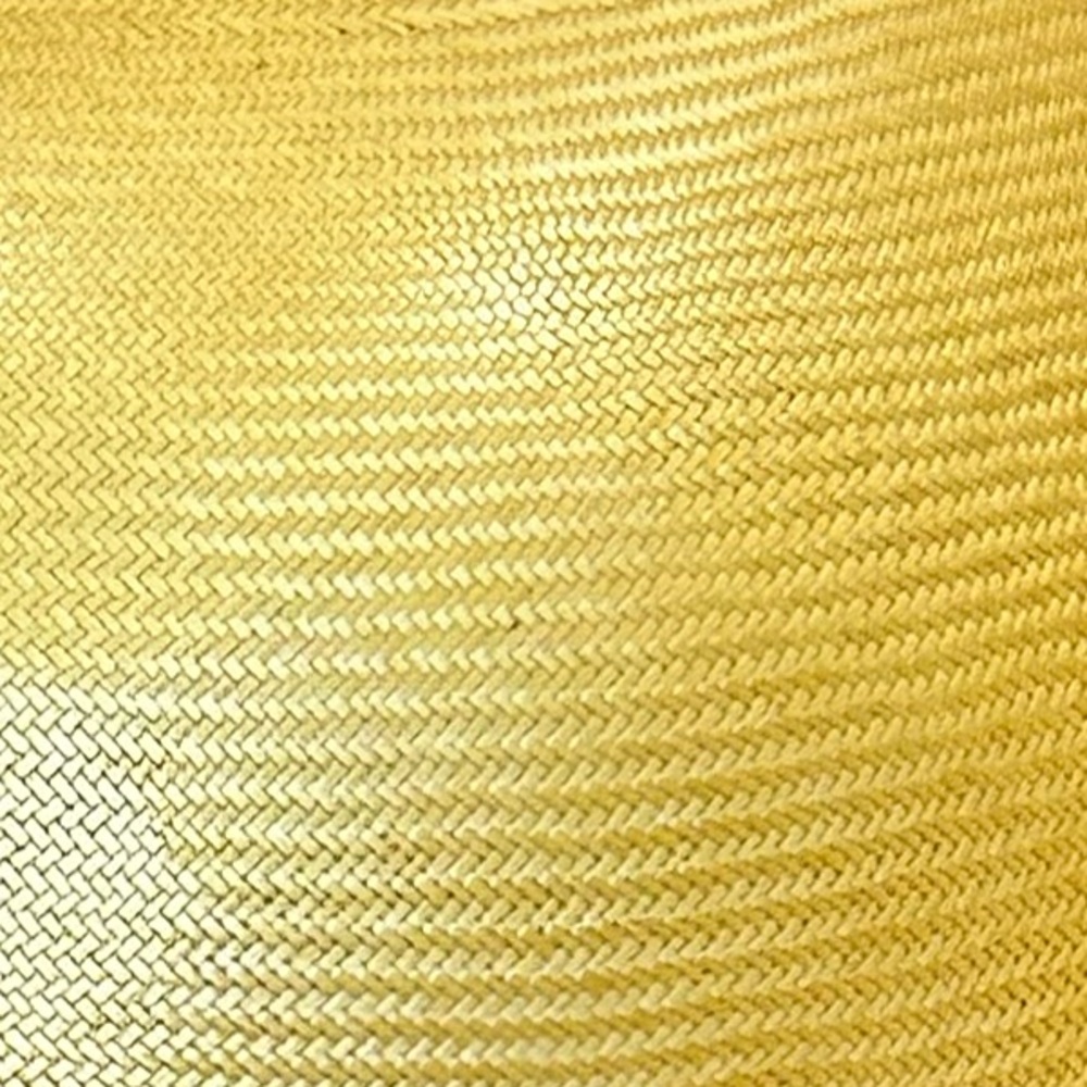 🌟2xHP🌟VTG 1950s-60s Canary Yellow Parasisal Fine Straw Boater Hat by The May Co. - Picture 12 of 12
